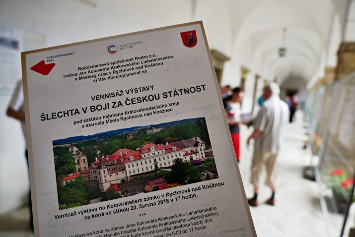 Výstava na rychnovském zámku připomíná boj šlechty za český stát