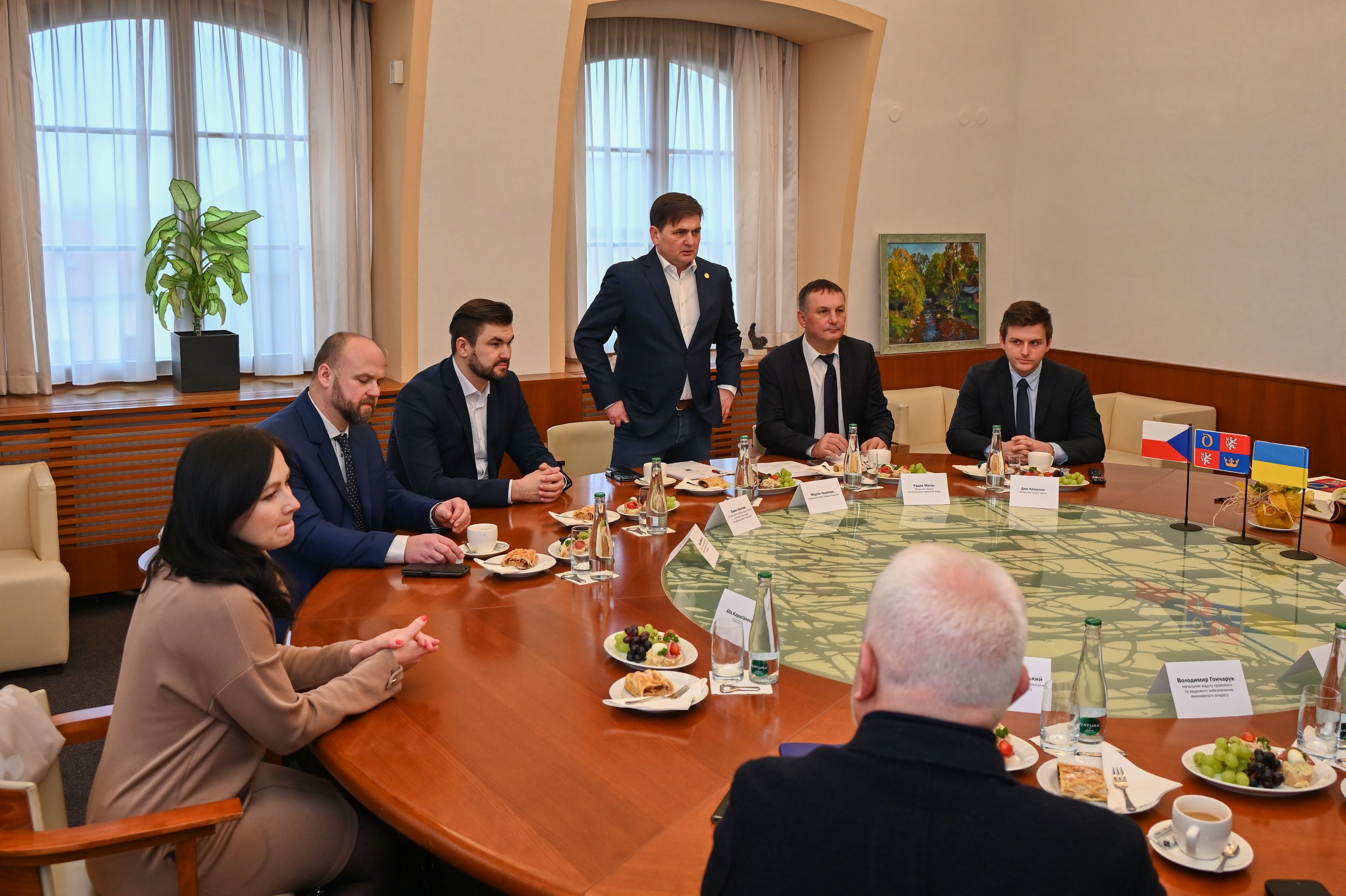 Královéhradecký kraj navštívili představitelé Zakarpatské oblastní rady