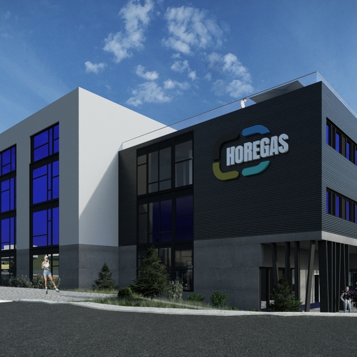 vizualizace budovy HOREGAS