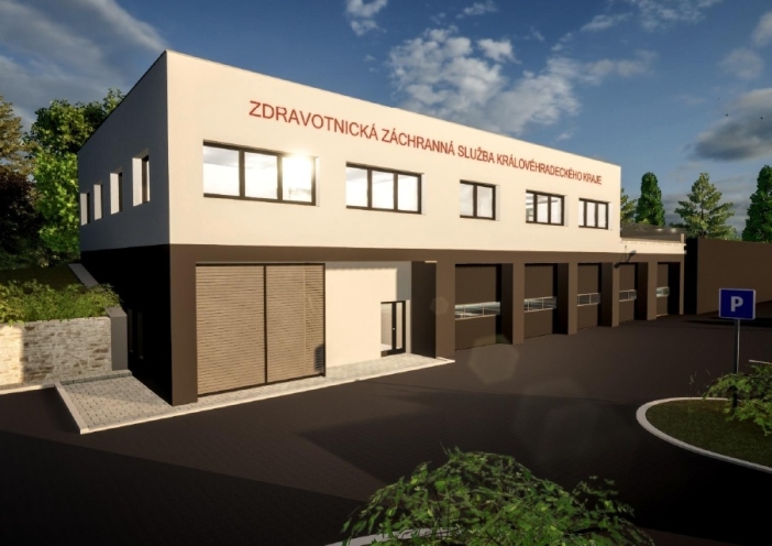 vizualizace výjezdová stanice ZZS Náchod