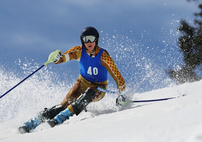 lyžař ilustrační fotka