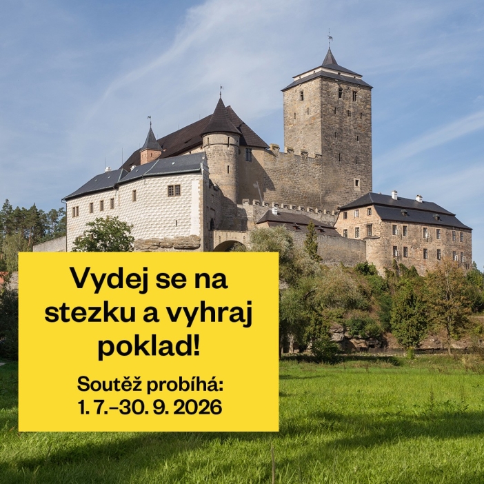 Banner turistické soutěže, hrad Kost
