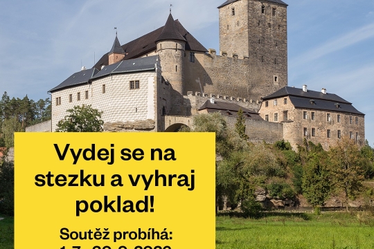 Banner turistické soutěže, hrad Kost
