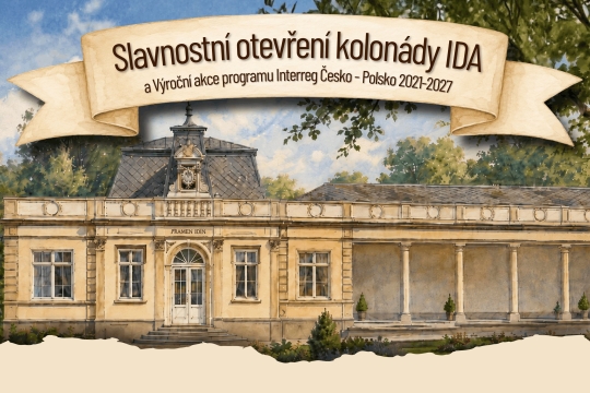 Slavnostní otevření kolonády IDA
