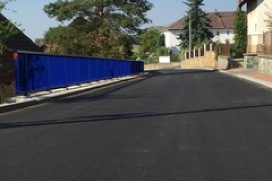 Opravená silnice v Lipovce