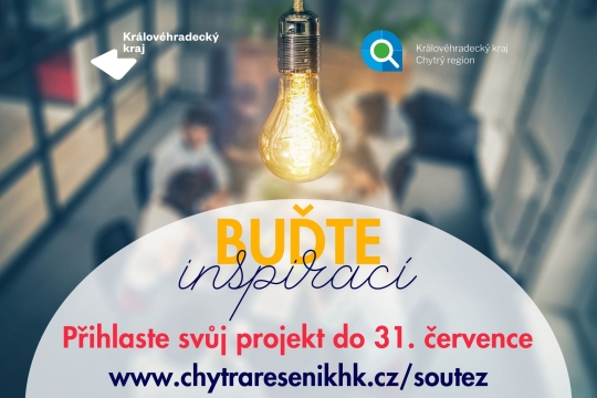 Staňte se inspirací pro Královéhradecký kraj, přihlaste svůj projekt do soutěže 