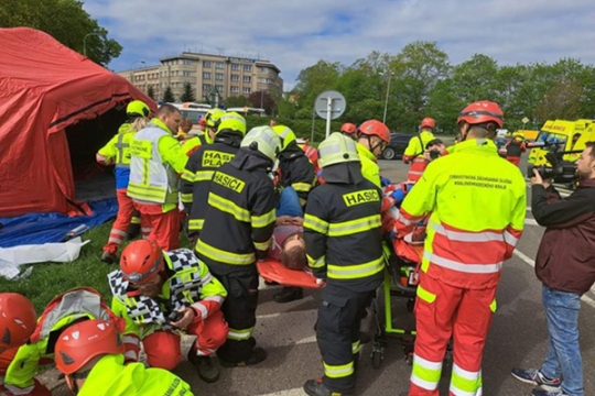 Taktické cvičení složek IZS Královéhradeckého kraje „AKTIVNÍ ÚTOČNÍK 2023“