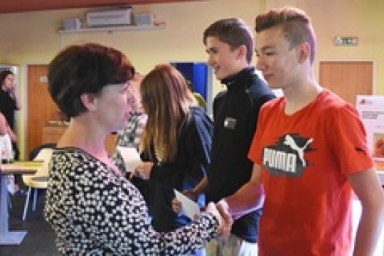 Úspěšní sportovci převzali ocenění z rukou náměstkyně Berdychové