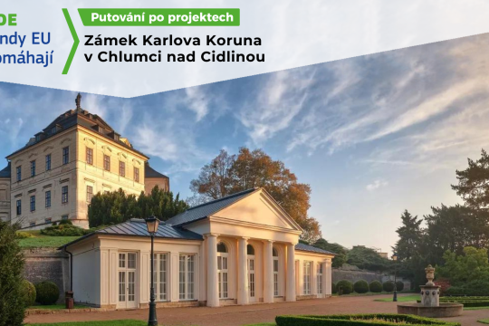 Prohlédněte si zámek Karlova Koruna 