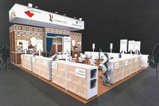 Krajský stánek na turistických veletrzích bude připomínat šlechtické sídlo 