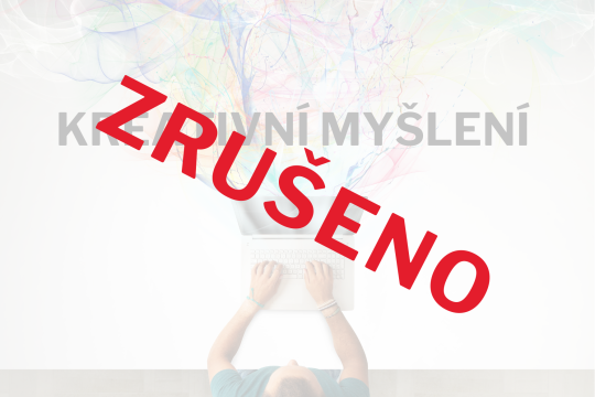 Kreativní myšlení s Tomášem Sedláčkem - přednáška ZRUŠENA
