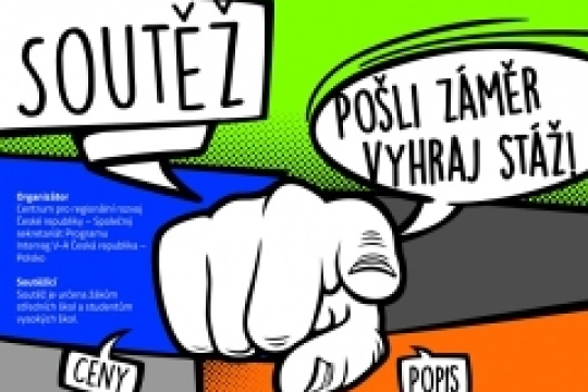 Soutěž „POŠLI ZÁMĚR – VYHRAJ STÁŽ“! 