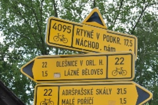 S krajskou pomocí obnoví Klub českých turistů značení pěších i cyklistických tras 