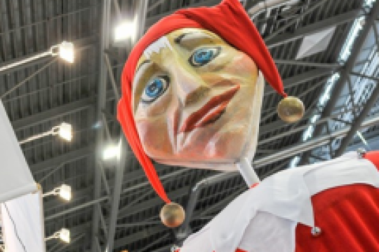 Se svou loutkářskou maringotkou se kraje prezentují na veletrhu Regiontour 2017