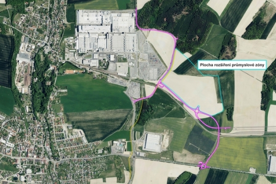 Vedení kraje schválilo podmínky pro prodej pozemků v nové průmyslové zóně Solnice-jih