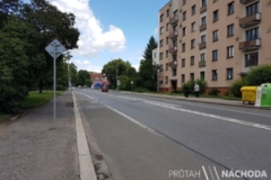 V Náchodě dnes začíná další etapa opravy silnice I/33. Stavební práce zde potrvají do listopadu