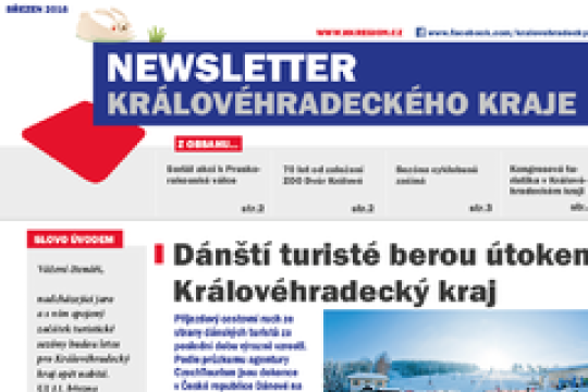 Turistický newsletter Královéhradeckého kraje prozradí tipy na jaro