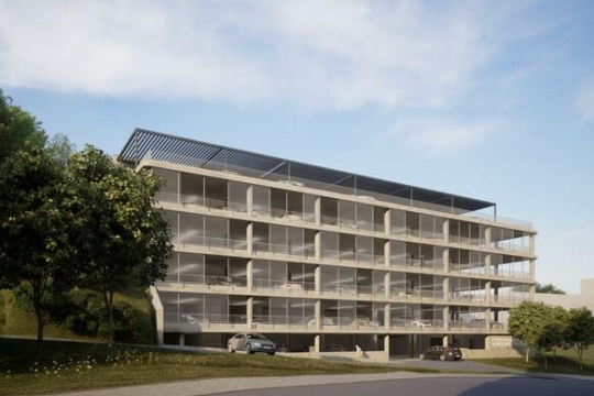 Nový parkovací dům trutnovské nemocnice bude mít kapacitu 275 míst