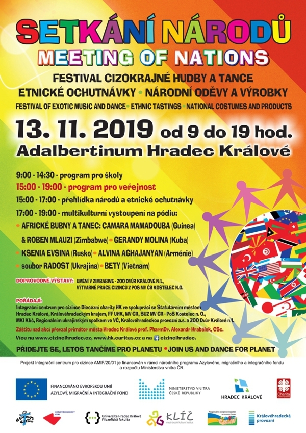 Hradec hostí Setkání národů. Program pro veřejnost začne v 15 hodin