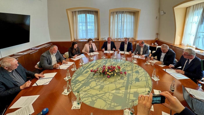 podpis, koaliční dohoda