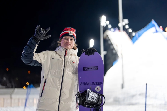 Snowboardista Jakub Hroneš